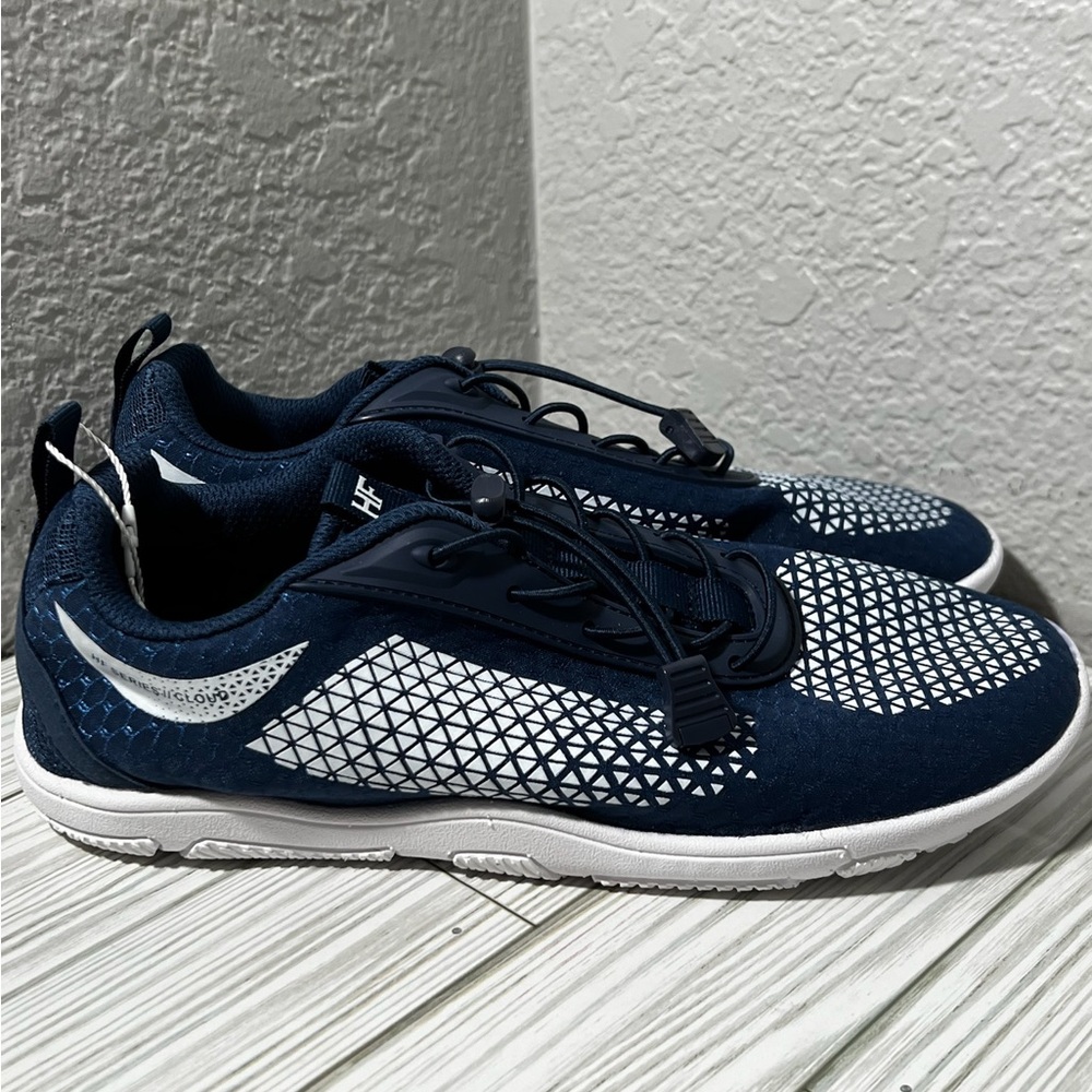 Men's Lightweight Navy Athletic Sneakers - Breathable Casual Trainer - Picture 5 of 12